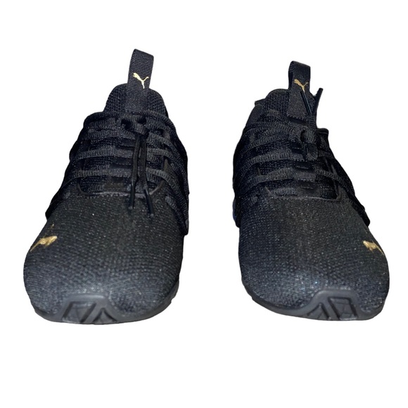 NWT Puma black & gold athletic shoes - Picture 7 of 8